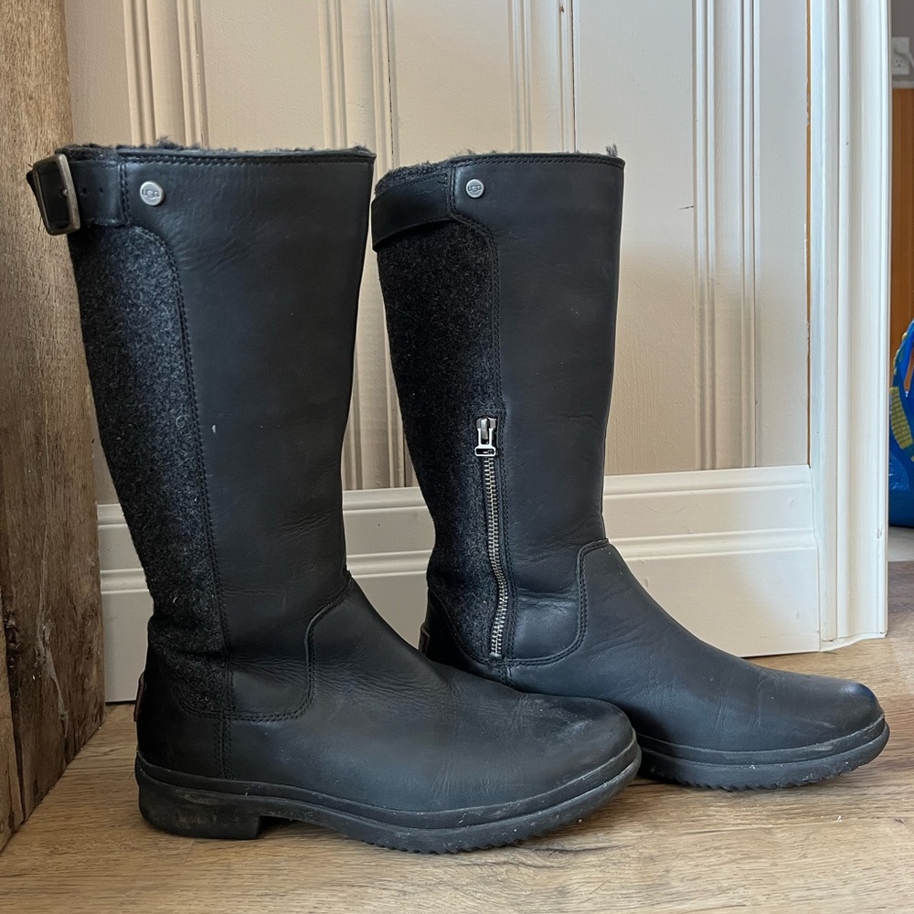 Leather UGG Boots